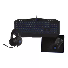 Kit Gamer 4x1 Teclado + Mouse + Pad + Headset Tpc067 Hoopson