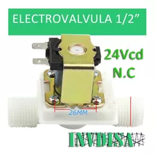 Valvula Solenoide 1/2 Electrovalvula 24v Agua Aire