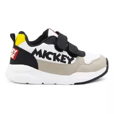 Tenis Niño Moda Casual Disney Mickey Mouse Velcro 15-21.5