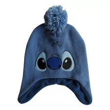 Gorro De Lana Con Tapa Orejas Disney Stitch Licencia Oficial