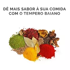 Tempero Baiano Moído Na Hora 100% Natural. 500g