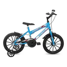Bicicleta Mormaii Infantil Aro 16 Pp Top Lip C23 V-brake Cor Azul Tamanho 16