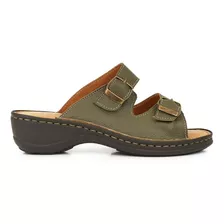 Sandalia Mujer Cuero Briganti Zapato Moda Goma Mcch26027