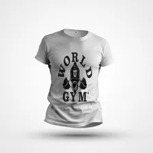 Camiseta Treino Old School - World Gym - Las Cruces/classico