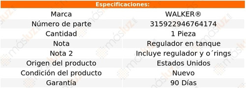 Regulador Presin Gasolina Para Hyundai Azera 3.3l V6 07/11 Foto 5