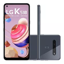 Smartphone LG K51s Tela 6,55'' 4g 3gb 64gb Ram Titânio Cor Cinza-escuro