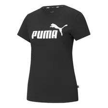 Playera Casual Puma Ess Lobo Tee Negro Para Dama