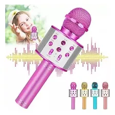 Micrófono Inalámbrico Karaoke Infantil Con Parlante