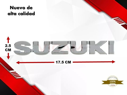 Par De Emblemas Para Cajuela Suzuki Swift 2012-2017 Foto 3