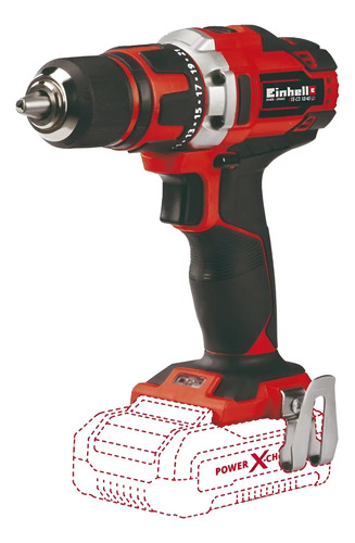 Kit Einhell: Taladro Atornillador Inalámbrico 18/40 Li Rojo 50hz + Cargador Y Batería 18v 2.5ah Litio