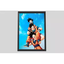 Quadro Impresso Dragon Ball Z - Goku Em A3