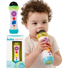 Brinquedo Microfone Infantil Musical Som Da Criança Grava