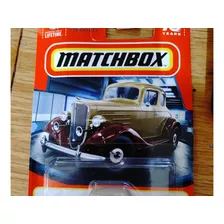 Carrito Matchbox 1934 Chevy Master Coupe Beige Mattel Nuevo