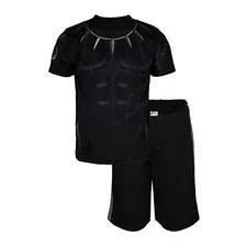 Camiseta Deportiva Marvel Avengers Black Panther Para Niños