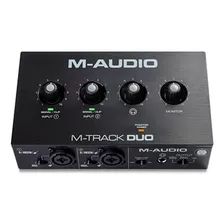 Interface De Áudio Usb M-audio M-track Duo 2x2 48k Précrstal