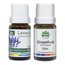 Kit C/2 Óleo Essencial De Grapefruit E Lavanda Francesa Wnf 