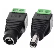 Conector Dc 12v Plug Macho Hembra Camaras De Seguridad