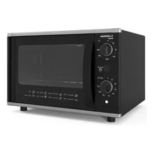 Forno Cozinha Elétrico De Bancada Preto 220v Top 40 Litros Cor Preto Voltagem 220v