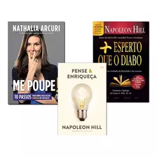 Livros Mais Esperto Que O Diabo+ Me Poupe+ Pense E Enriqueça