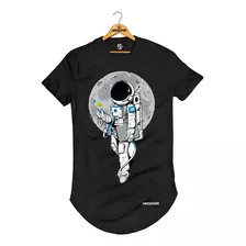 Camiseta Camisa Camisetão Longline Needstar Astronauta