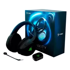 Auriculares Gamer Vsg Gravity Led Microfono Pc Inalambrico