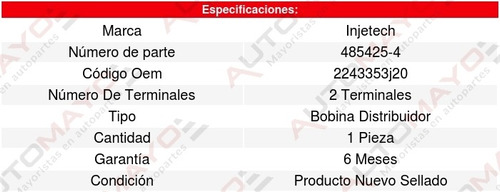 Bobina Encendido M30 6cil 3.0l 90 Al 92 Injetech 8239111 Foto 4