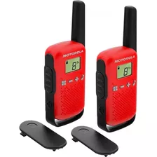 Rádio Comunicador Talkabout Motorola T110br 25km Vermelho