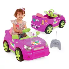 Carro Elétrico Sout Car Rosa 655 C/ Controle Remoto Homeplay