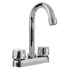 Mezcladora Lavabo Llave Fregadero 4´ Baño Acero Inoxidable