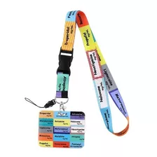 Lanyard + Tarjetero, Porta Identificación, Quimica, Farmacia