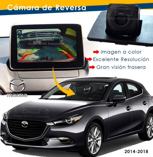 Cmara Reversa Especfica Mazda 3 Sedan Plug\u0026play  2014-2018 Foto 5