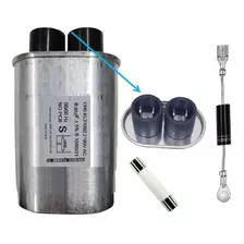 Kit Reparo Forno Microondas Capacitor, Diodo Simpl E Fusível