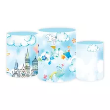 Kit Trio Capa Cilindro Personagem Todos Temas Veste Fácil 3p