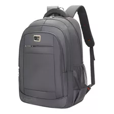 Mochila Bolsa Masculina Escolar Faculdade Notebook Cinza