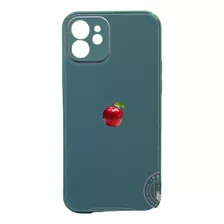 Carcasa De Vidrio Unicolor Para iPhone 11 / 12 Y 12mini