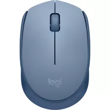 Mouse Logitech Inalambrico M170 Optico Usb 1000dpi Azul Gris