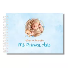 Álbum Recuerdos - Mi Primer Año Osito Niño Personalizado