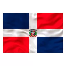 Bandera República Dominicana 1mtr X 1.5mt Rd Exterior Grande
