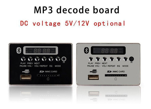 Menos Mp3 Wma Fm Decoder Board Mdulo De Audio Usb Radio Foto 5