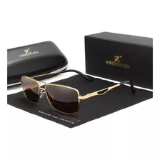 Kingseven Gafas De Sol Para Hombre Polarizadas Gold Brown