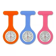 Reloj De Enfermería Con Protector De Silicona Varios Colores