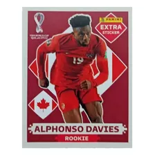 Figurita Leyend Alphonso Davies Base Mundial Qatar 2022