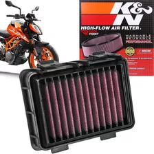 Filtro Ar K&n Kn Esportivo Ktm Duke 390 2019 2020 2021 2022