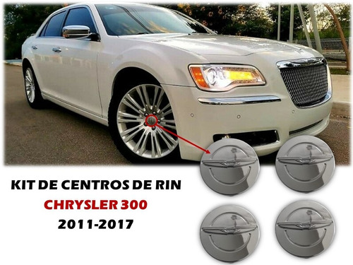 Kit De 4 Centros De Rin Chrysler 300 2011-2017 Foto 2