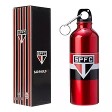 Garrafa Alumínio 500ml Squeeze Academia Time São Paulo Cor Vermelho