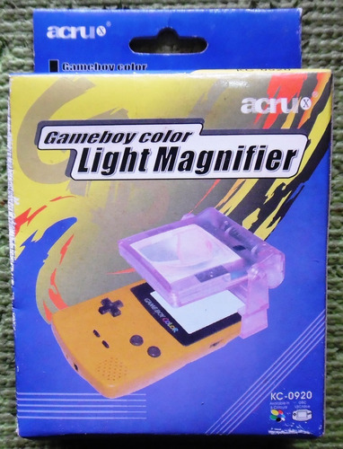 Accesorio Game Boy Color Light Magnifier Lupa Y Lampara
