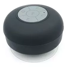 Mini Caixa De Som Bluetooth A Prova D'água Portátil Ventosa Cor Preto