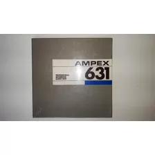 Fita Ampex 631 ¼ 1200 Pés 7pol Tape Deck Rolo Nova Selada