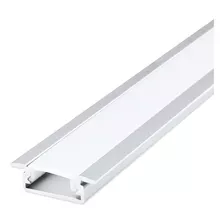 Kit 28 Perfil Led Slim Embutir 2,5cm X 0,5cm - 2 Metros