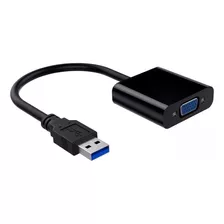 Cabo Conversor Usb 3.0 Para Vga Pc Laptop Monitor Projetor